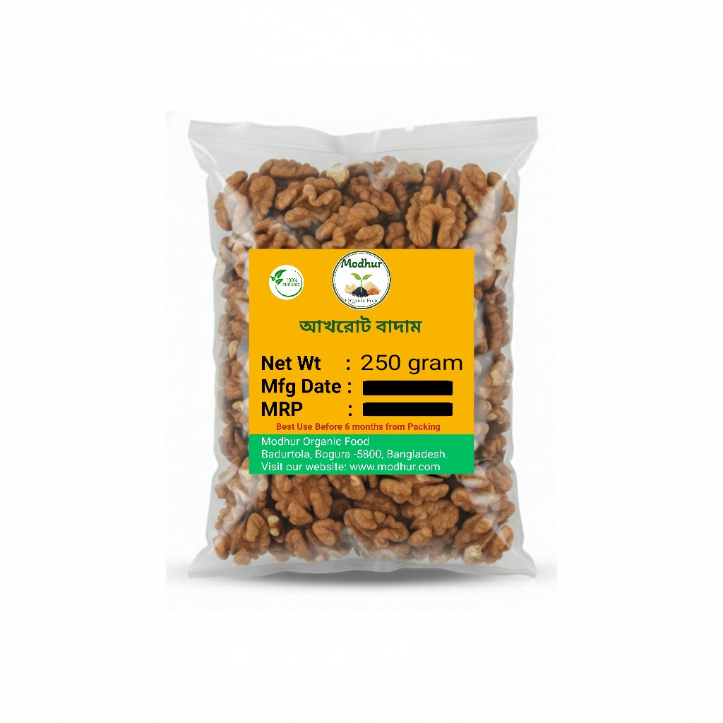 Walnuts (Akhrot) -250gram 1 Modhur - Buy & Sell BD Walnuts (Akhrot) -250gram