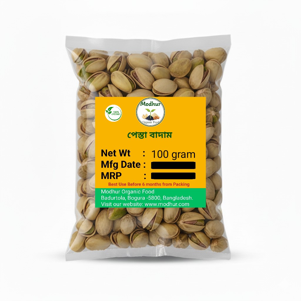 Pistachio (Pesta Badam) -100gram 1 Modhur - Buy & Sell BD Pistachio (Pesta Badam) -100gram