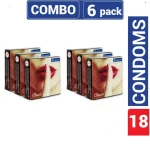 Sensation Super Dotted Classic Flavor – Condom – Combo Pack – 6 Packs – 3×6=18pcs