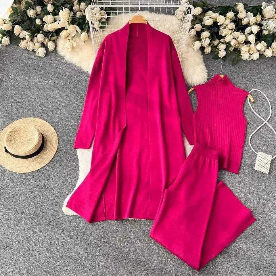 Women Long Sleeve 3 Pieces Sets