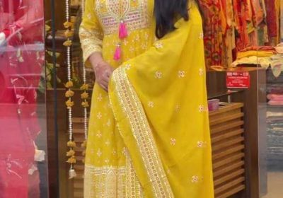 Anarkali-Gown-Three-piece