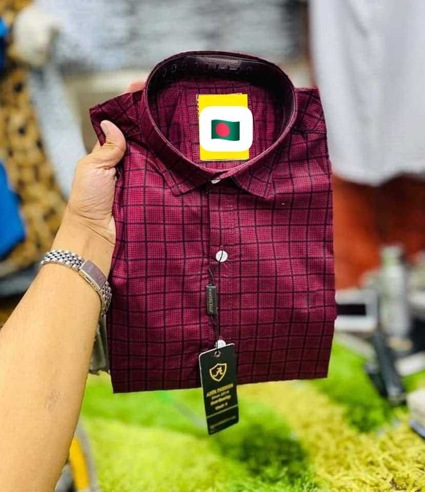 শার্ট। ফেব্রিক:গার্মেন্টস কটন।