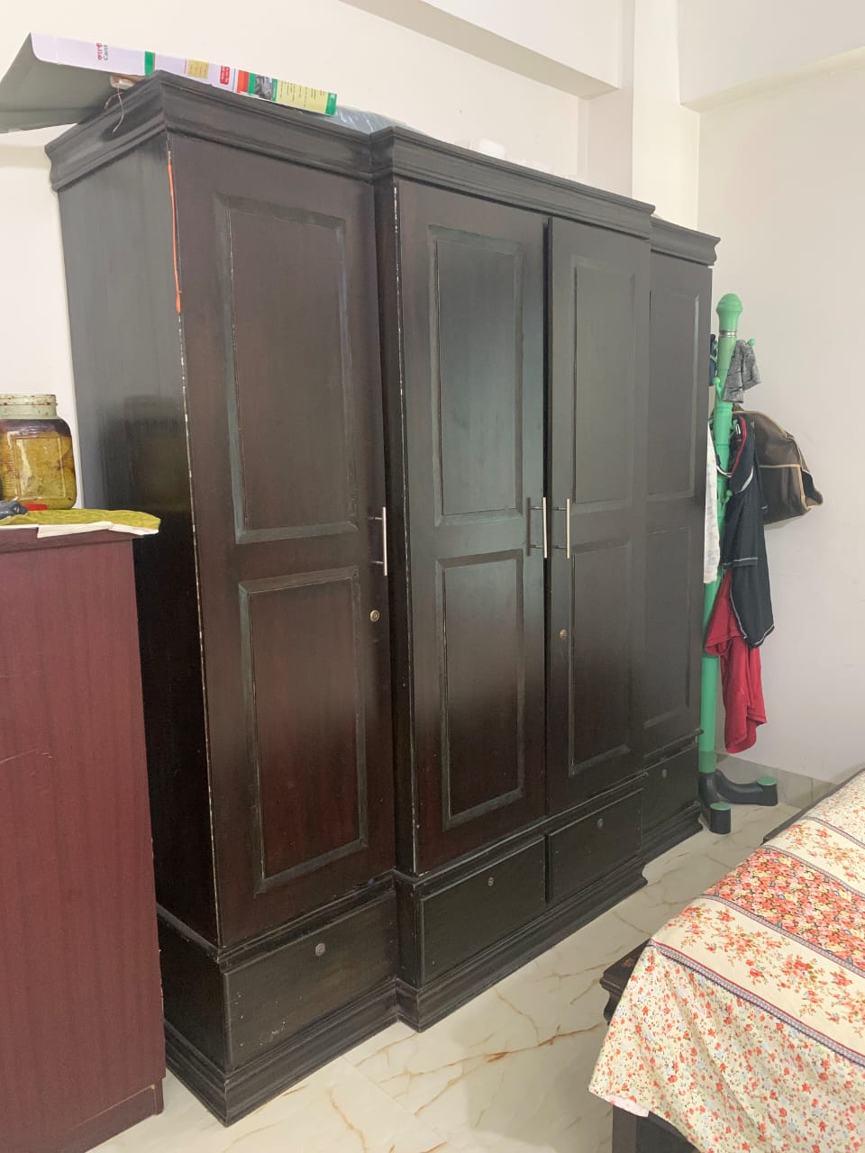 বেডরুম সেট -বেড, ড্রেসিং টেবিল, আলমিরা combo