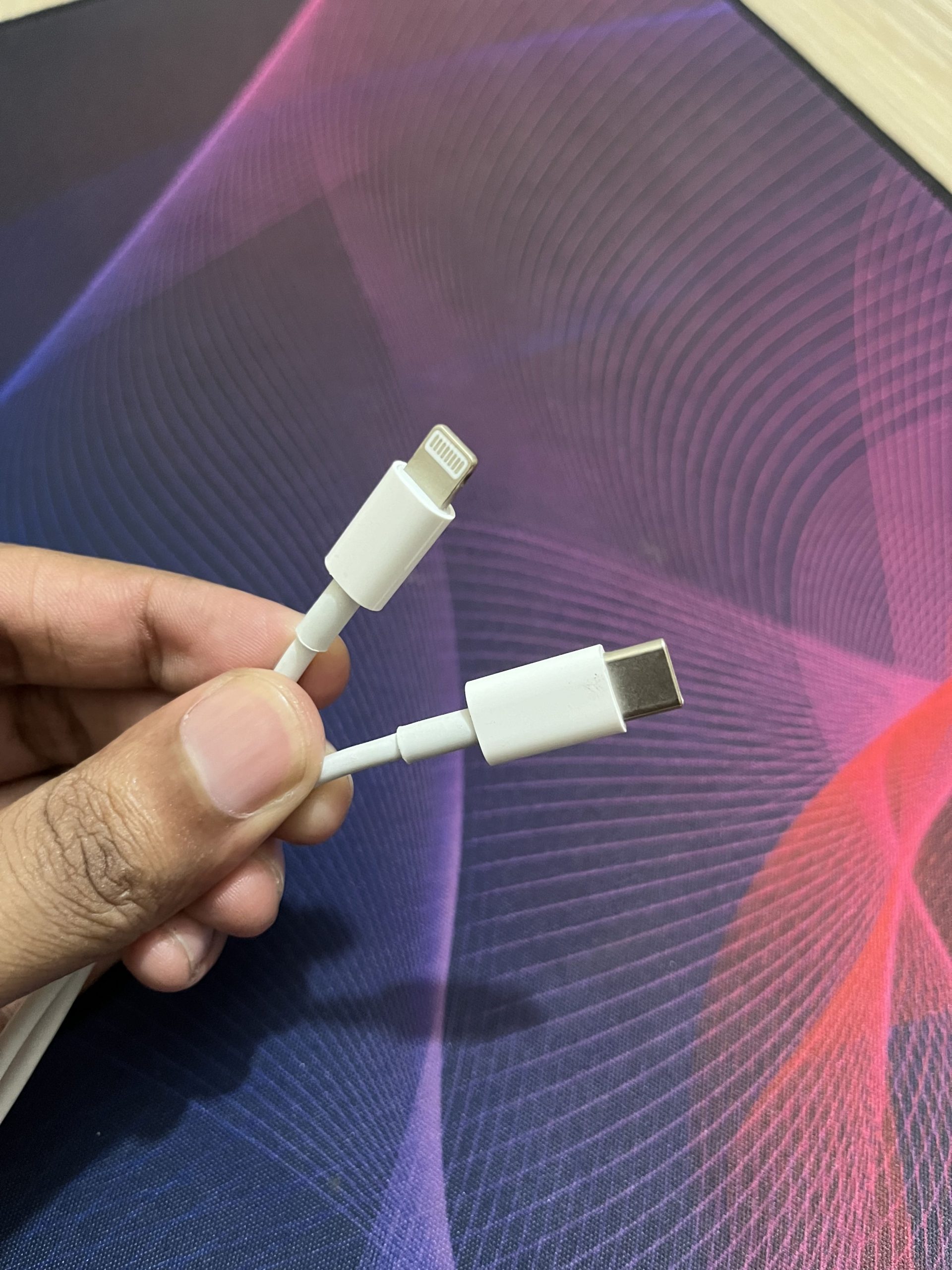 Apple 20W USB-C Power Adapter and Apple USB to Lightning Cable (1m)