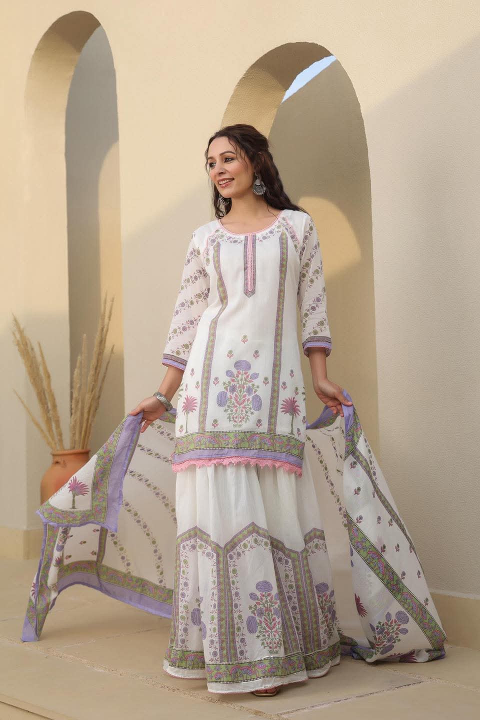 Sharara Three Piece