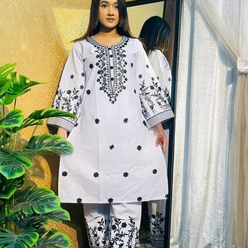 Embroidery Two Piece