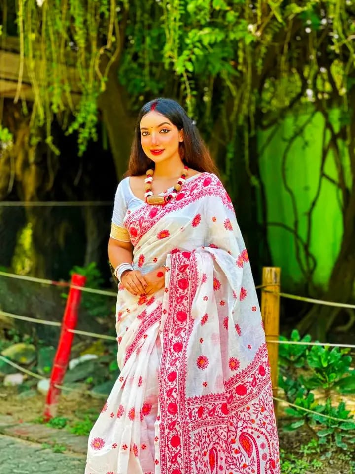 Half silk block print