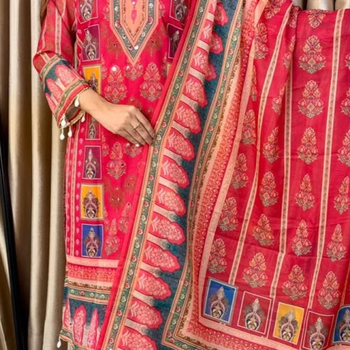 Indian Weightless Georgette Three-Piece